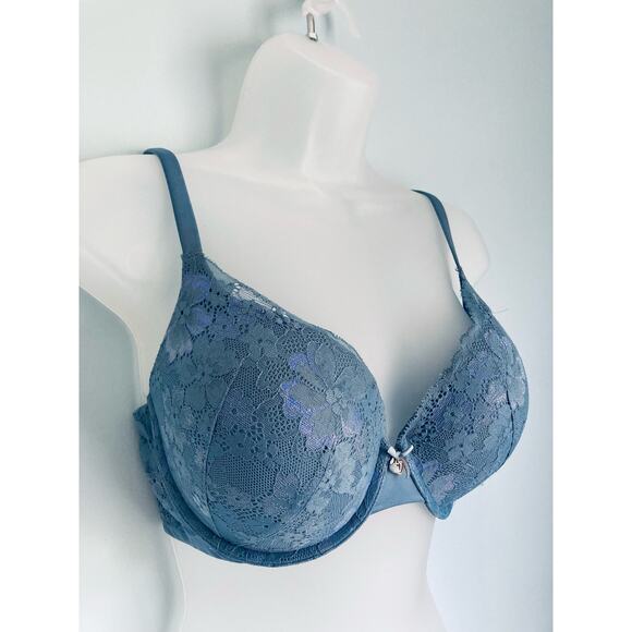 Victoria's Secret Bra Body by Victoria Perfect Shape 32DDD Blue Perfect Shape - Picture 2 of 10
